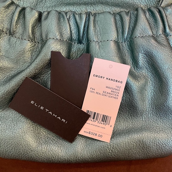 NTW Elie Tahari Emory Handbag Metal Chain - Picture 4 of 5